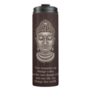 Garrafa Térmica Buddha cita o tumbler conhecido feito sob