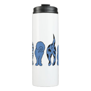 Garrafa Térmica Bumbuns de Cachorro Azul