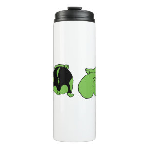 Garrafa Térmica Bumbuns de Hamster Verde