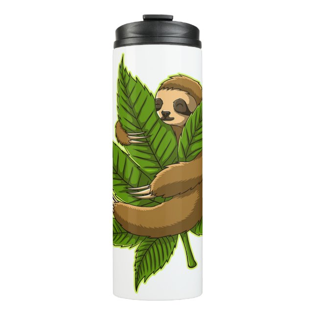 Garrafa Térmica Bun Weed Sloth (Frente)