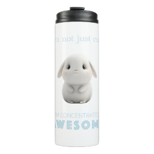 Garrafa Térmica Bunny Concentrado Incrível Engraçado Adorável Engr