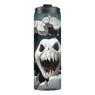 Garrafa Térmica Buraco rachado do Fantasma 3D