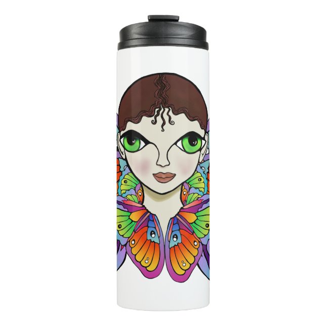 Garrafa Térmica Butterfly Girl's Tank Top (Frente)