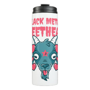 Garrafa Térmica Cabeça de Bode Baphomet Fofa