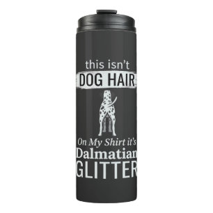 Garrafa Térmica Cabelo de Cachorro Dálmata Brilho Pet Divertido