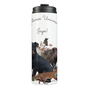 Garrafa Térmica Caça alemã Terrier (Jagdterrier)