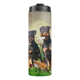 Garrafa Térmica Caça alemã Terrier (Jagdterrier)