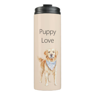 Garrafa Térmica Cachorro Creme Amor de Cachorrinho