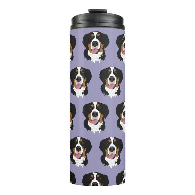 Garrafa Térmica Cachorro da Montanha Bernese (Frente)