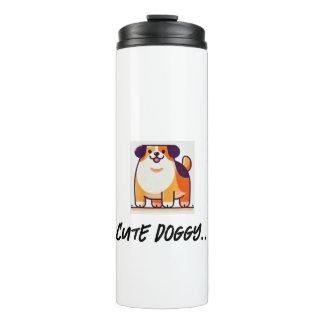 Garrafa Térmica Cachorro de caneca de viagem Cachorro