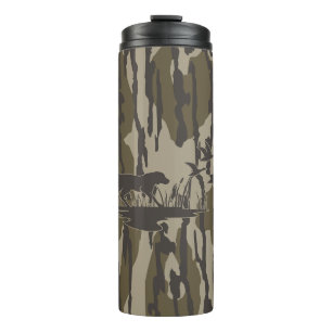 Garrafa Térmica Cachorro e Patos de Camo Bottomland