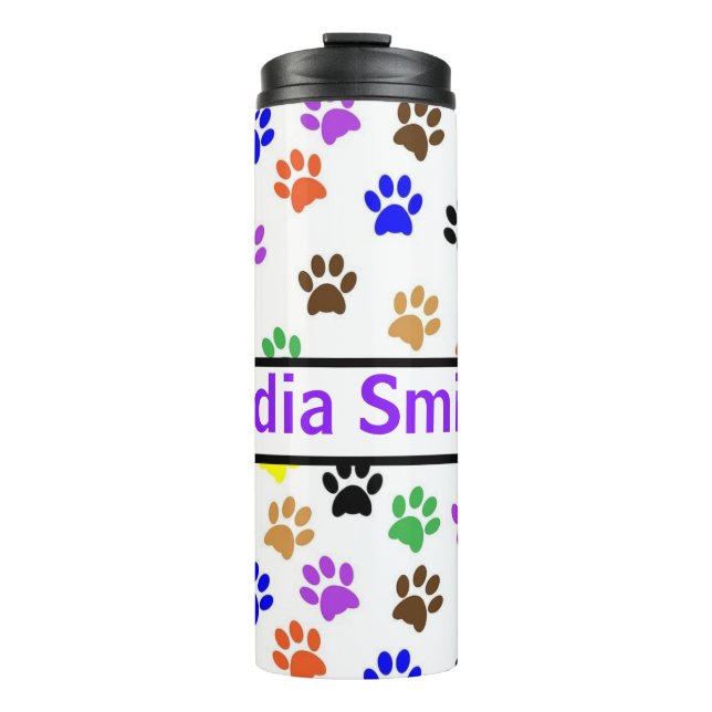 Garrafa Térmica Cachorro personalizado bebe tumbler (Frente)