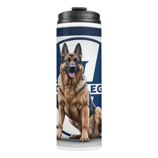 Garrafa Térmica Cachorro Poderoso: German shepherd (Frente)