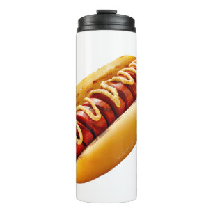 Garrafa Térmica Cachorro-quente do SlipperyJoe's com vibe de churr
