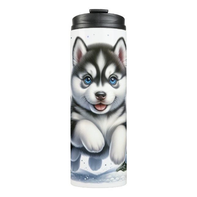 Garrafa Térmica Cachorro Rouco (Frente)