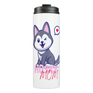 Garrafa Térmica Cachorro-rouco Mãe Cute Kawaii Puppy