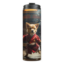 Cachorro Vermelho Cachorro Kung Fu