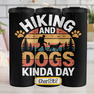 Garrafa Térmica Cachorros de caminhada: O dia perfeito da natureza