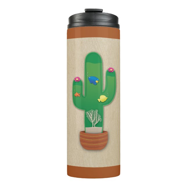 Garrafa Térmica Cactus Oasis (Frente)