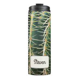 Garrafa Térmica Cactus tropical Foto qualquer nome