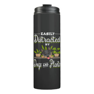 Garrafa Térmica Cães e Plantas Amante de Plantas