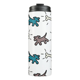 Garrafa Térmica Cães Ossos do Grafite EG Trumbler térmico