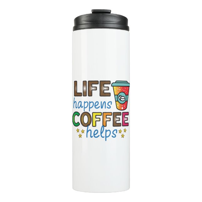 Garrafa Térmica Café Arte Acontece Café Ajuda (Frente)