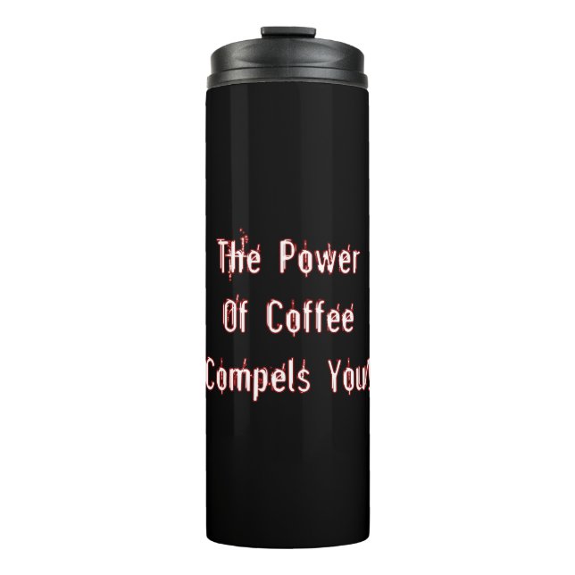 Garrafa Térmica Café Compele Você Branca (Frente)