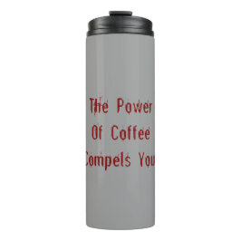 Garrafa Térmica Café Compele Você Vermelho