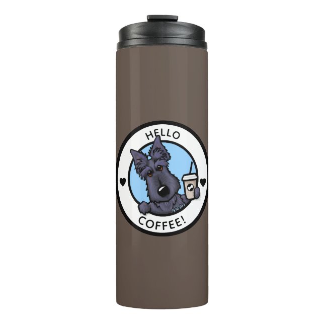Garrafa Térmica Café da KiniArt Scottie Thermal Tumbler (Frente)