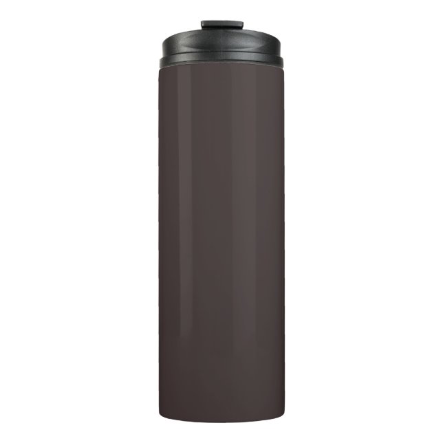 Garrafa Térmica Café preto (cor sólida) (Frente)