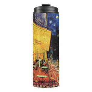 Garrafa Térmica Café Terrace à Noite por Vincent van Gogh