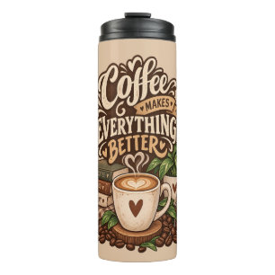 Garrafa Térmica Café Torna Tudo Melhor – Cozy Coffee Lover