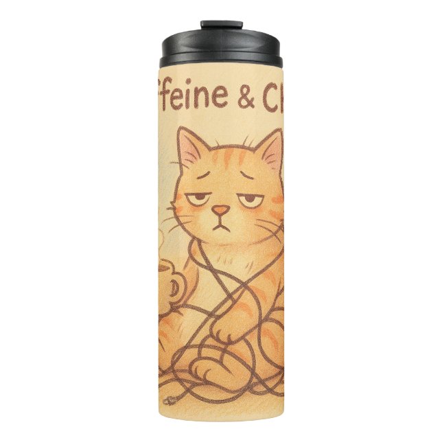 Garrafa Térmica Cafeine e Choas Thermal Tumblers (Frente)