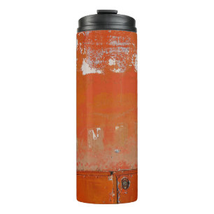 Garrafa Térmica caixa de metal vermelho