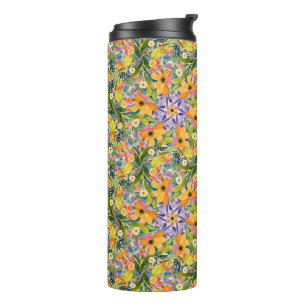 Garrafa Térmica Caleidoscópio floral
