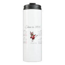 Calendário Personalizado 2025 para o Red Reindeer 