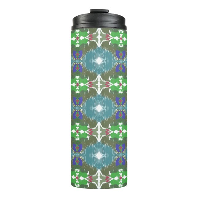 Garrafa Térmica Calidoscópio da Maré Esmeralda (Frente)
