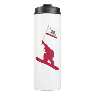 Garrafa Térmica California Flag Snowboard