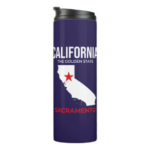 Garrafa Térmica Califórnia, Sacramento – O Estado Dourado, EUA