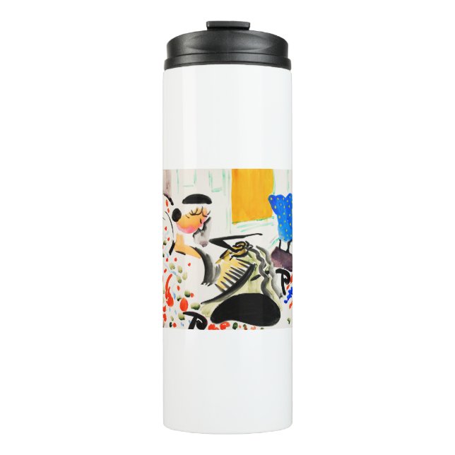 Garrafa Térmica Caligrafia Interior por Henry Lyman Sayen (Frente)