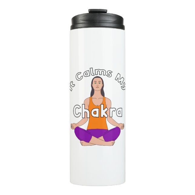 Garrafa Térmica Calma a minha Chakra (Frente)