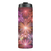 Cama De Flores Arte Fractal Abstrato brilhante Col