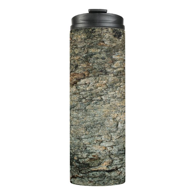 Garrafa Térmica Camada de latido de vindima abstrata, deco gráfico (Frente)