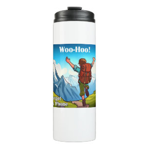 Garrafa Térmica Caminhando Woo-Hoo Esqueceu meu Telefone