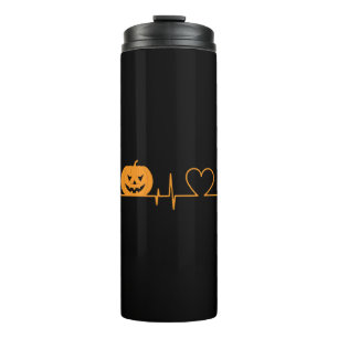 Garrafa Térmica Camisa De Amor Com Batimentos Cardíacos HALLOWEEN