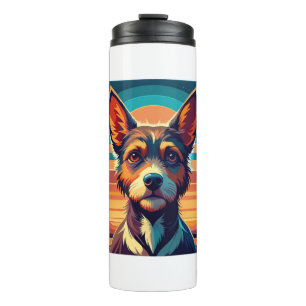Garrafa Térmica Camisa de Cachorro Border Collie