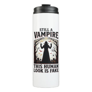 Garrafa Térmica Camisa de Fantasia de Vampiro Funny Halloween Disf