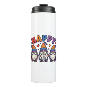 Garrafa Térmica Camisa de Gnome de Arco-Íris do Mês do Orgulho Vin