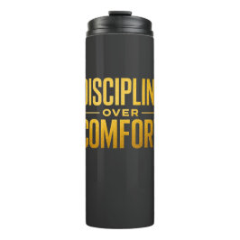 Garrafa Térmica Camisa Disciplina Sobre Conforto | Motivação & Men